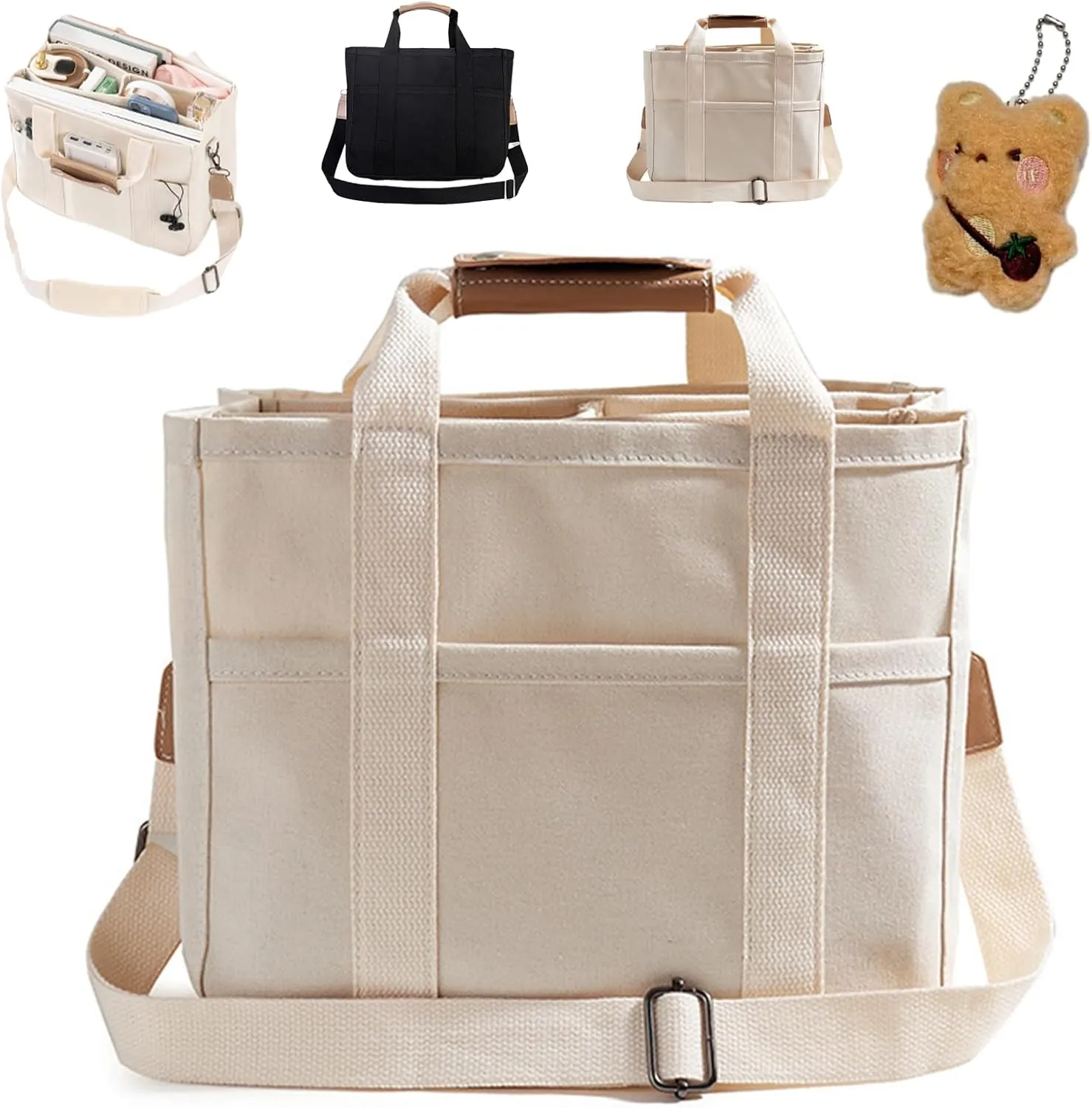 Gilmore Glee Tote Bag, Gilmore Glee Everyday Tote Bag, Tote Bag with Compartments, Crossbody Tote Bags for Women