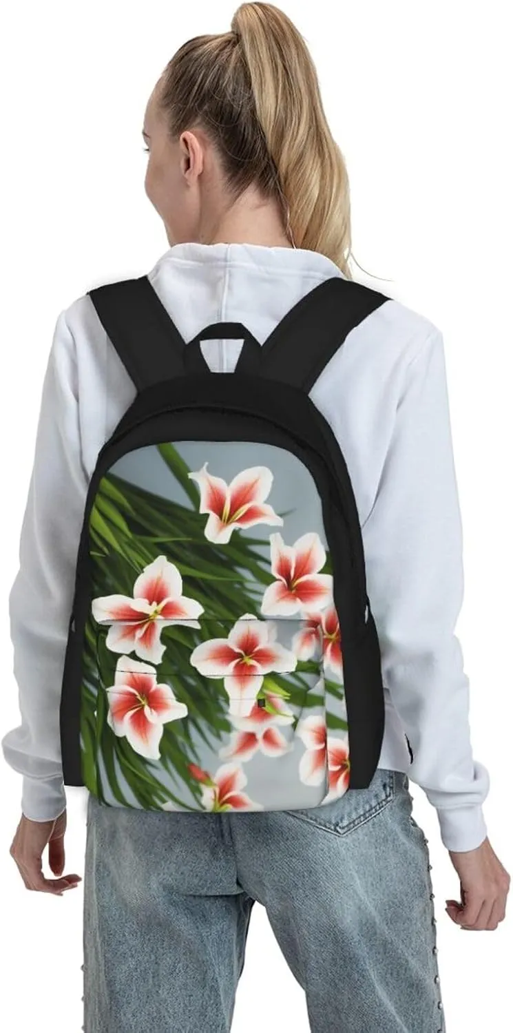 Gladioluses Backpack Printing Lightweight Casual Backpack Shoulder Bags Large Capacity Laptop Backpack