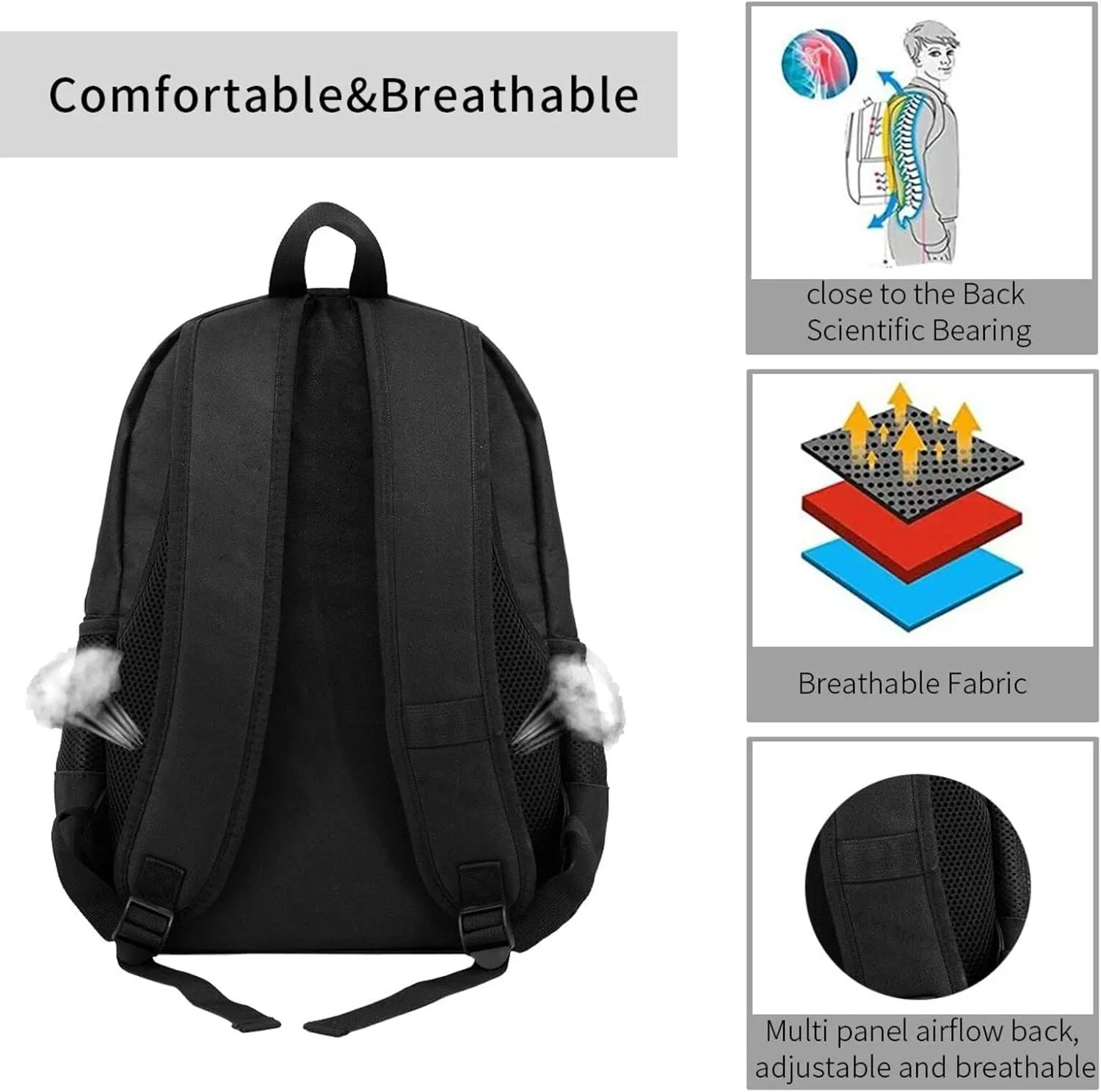 Gladioluses Backpack Printing Lightweight Casual Backpack Shoulder Bags Large Capacity Laptop Backpack