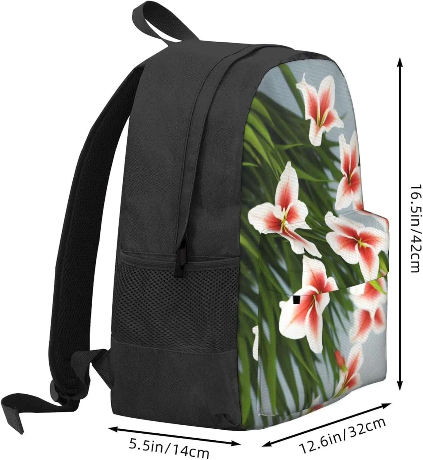 Gladioluses Backpack Printing Lightweight Casual Backpack Shoulder Bags Large Capacity Laptop Backpack