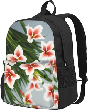 Gladioluses Backpack Printing Lightweight Casual Backpack Shoulder Bags Large Capacity Laptop Backpack