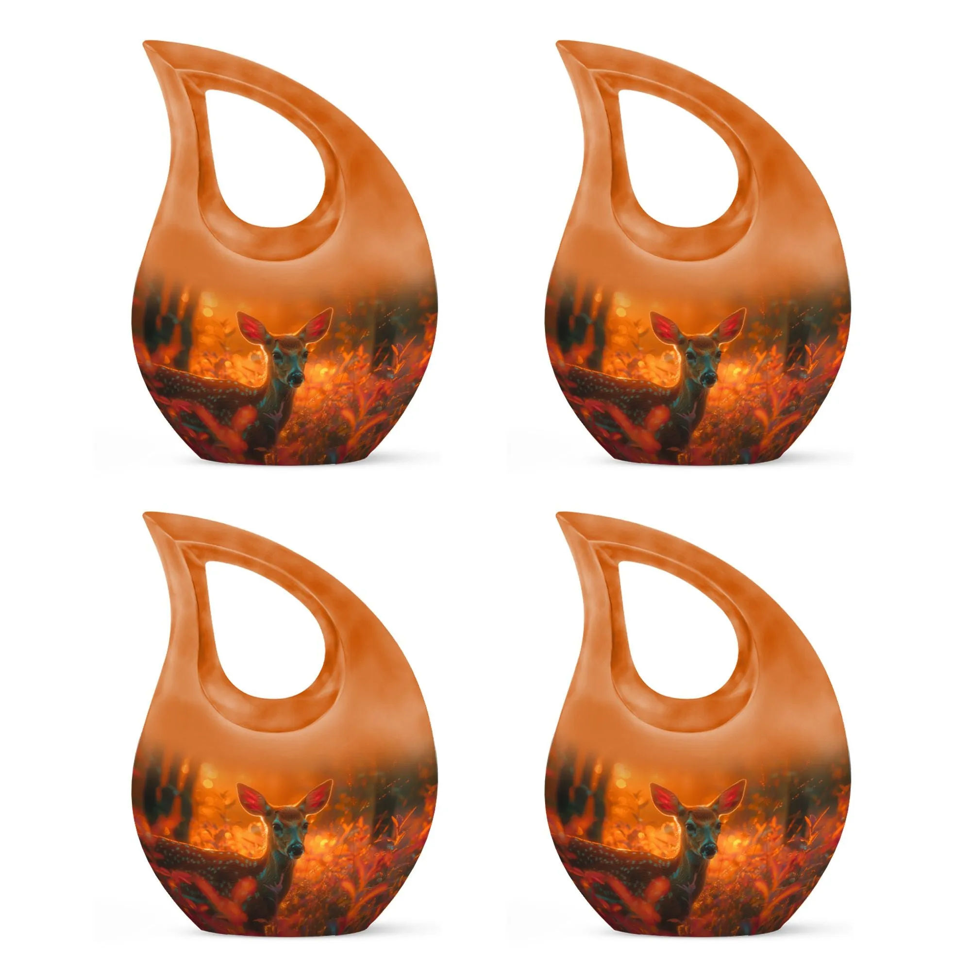 Golden Hour Fawn Urn - Small Containers For Cremated Ashes