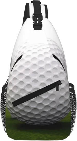 Golf Ball Sling Bag For Women Men Travel Hiking Backpack Crossbody Shoulder Chest Bags Casual Daypack