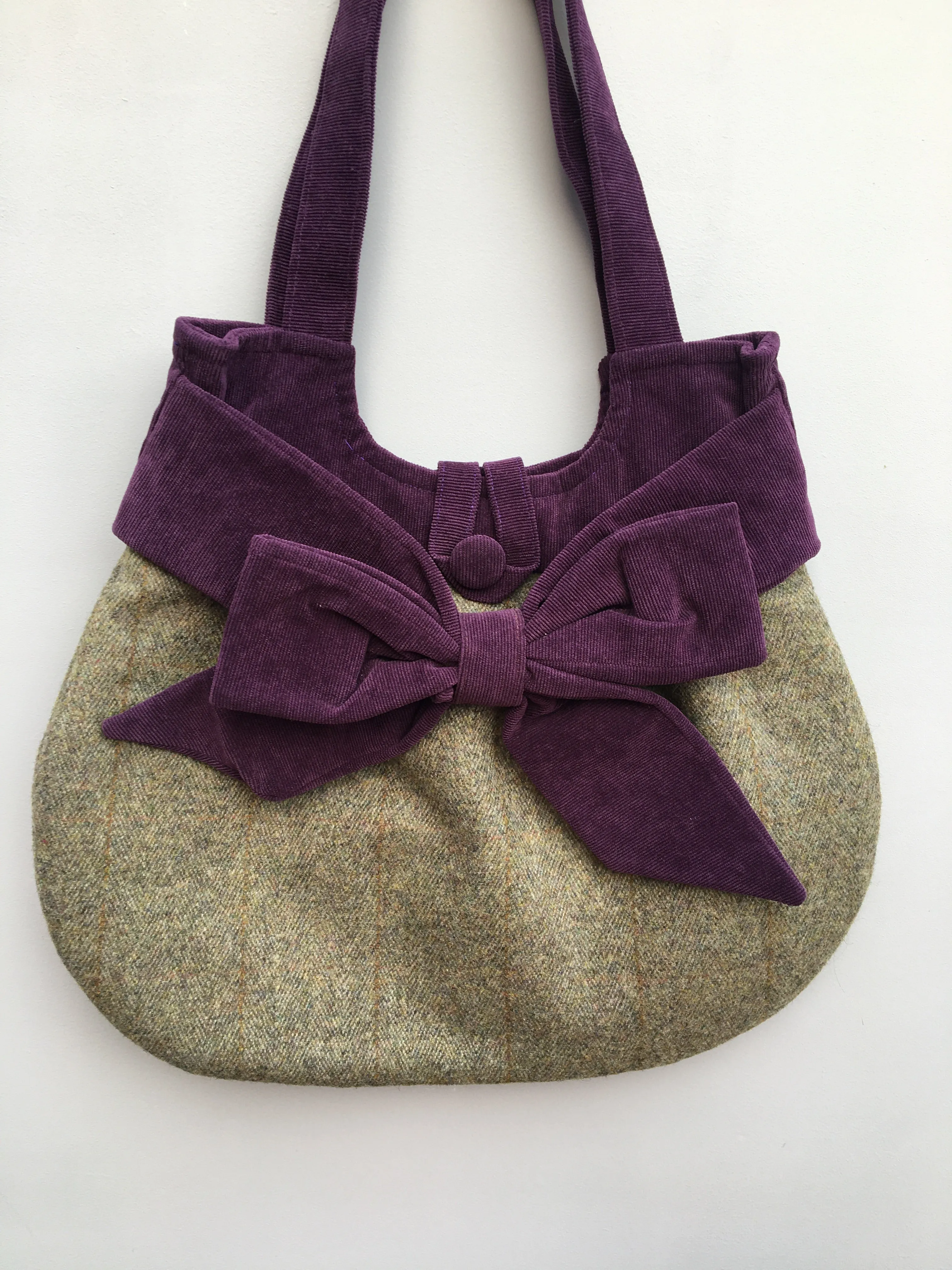 GRACIE Country Tweed Bow Bag
