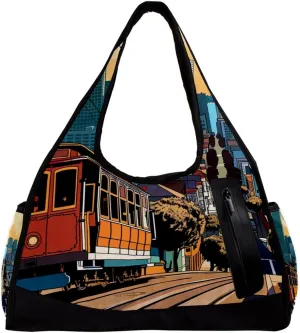Gym Bags for Men,Travel Duffel Bags for Women,Bridge City House,Workout Bag