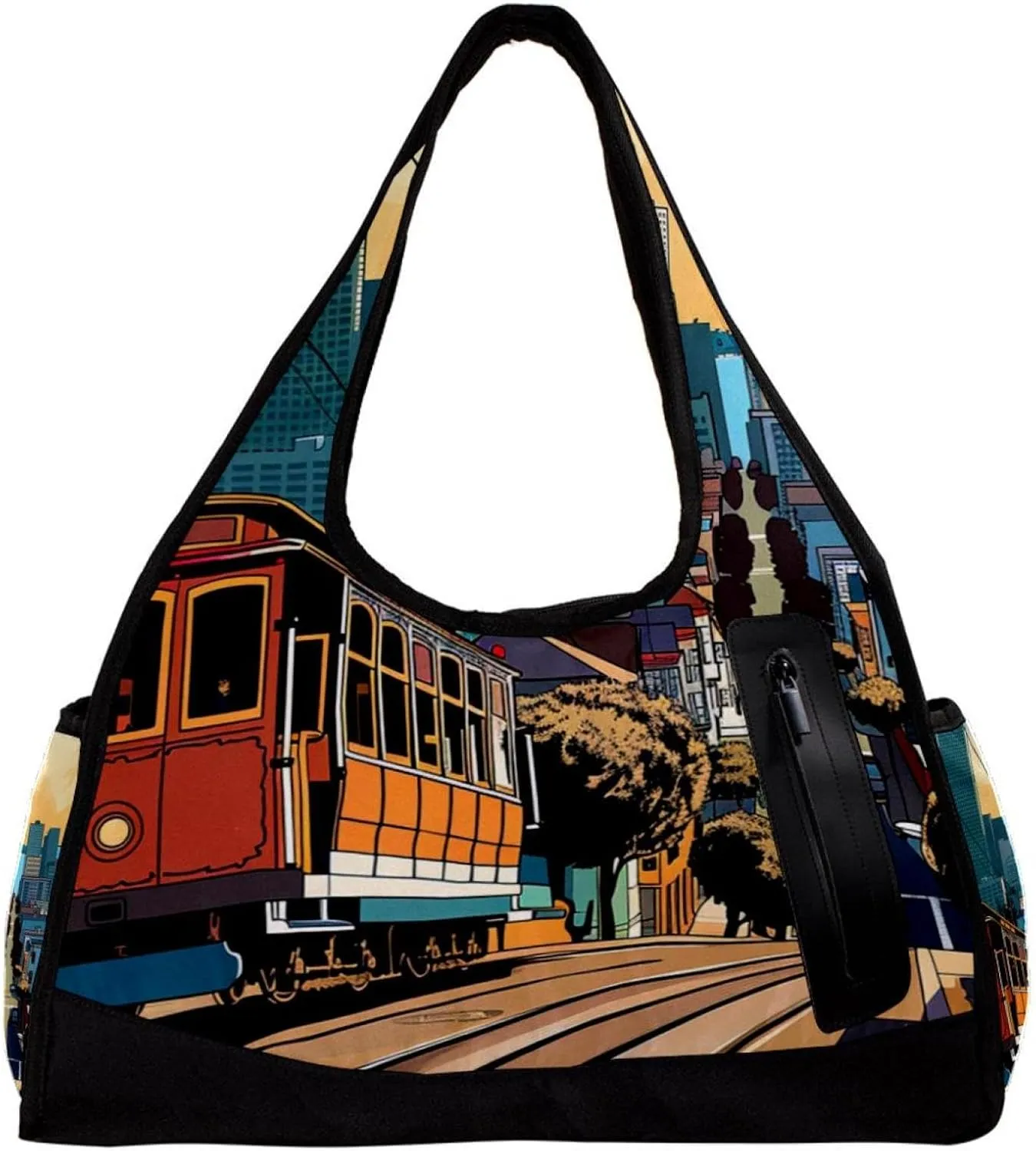 Gym Bags for Men,Travel Duffel Bags for Women,Bridge City House,Workout Bag
