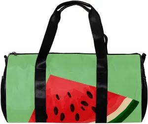 Gym Bags for Men,Travel Duffel Bags for Women,Fruit Texture Watermelon,Workout Bag
