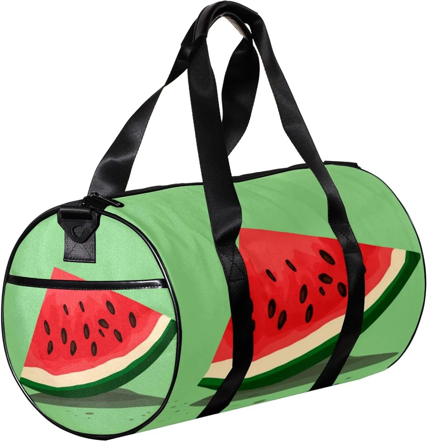 Gym Bags for Men,Travel Duffel Bags for Women,Fruit Texture Watermelon,Workout Bag