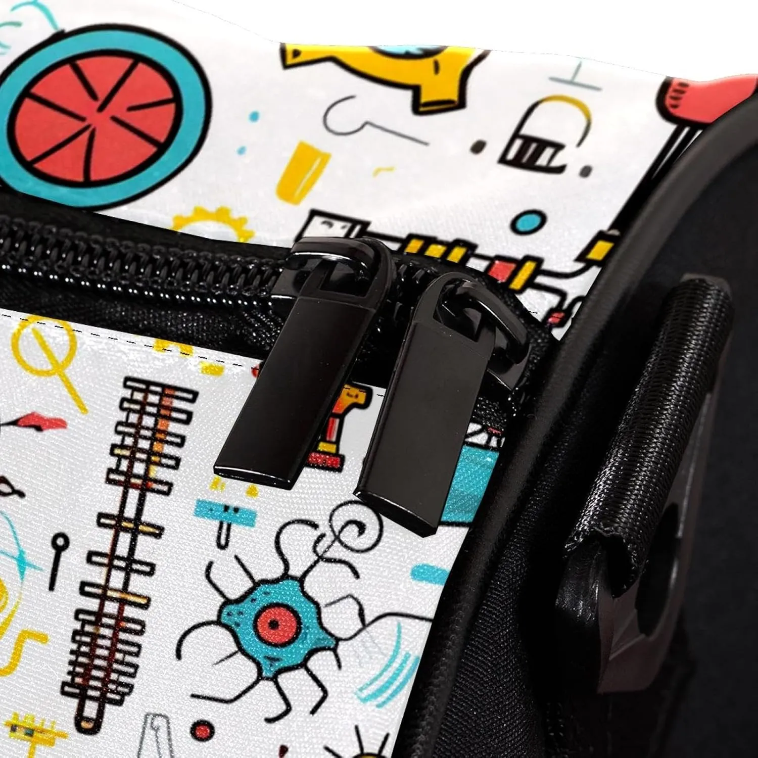 Gym Bags for Men,Travel Duffel Bags for Women,Science and Funny Robots,Workout Bag