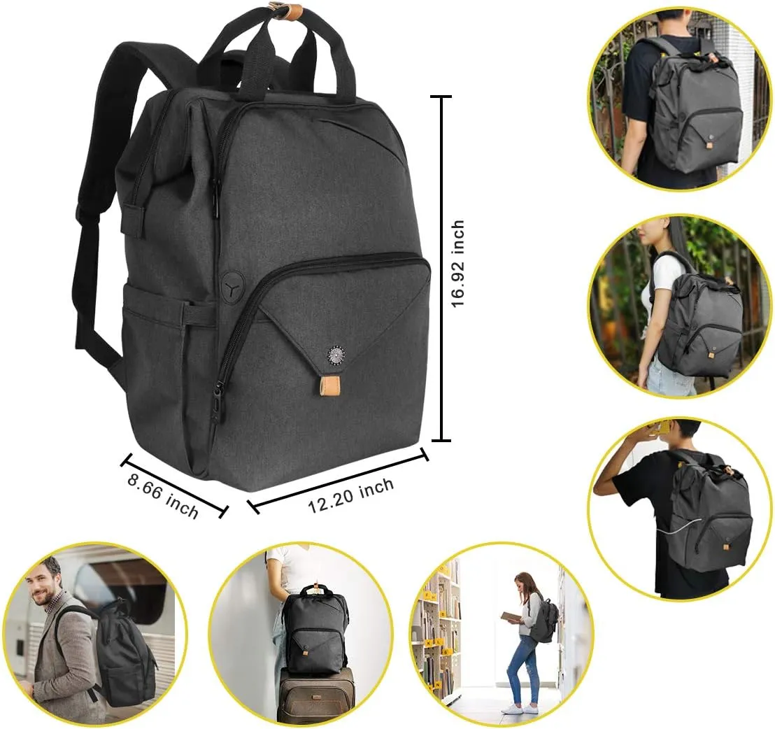 Hap Tim Laptop Backpack, Travel Backpack for Women,Work Backpack (7651-DG)
