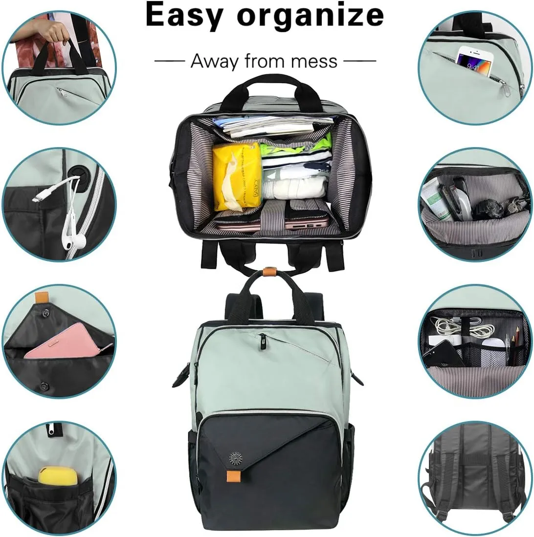 Hap Tim Laptop Backpack, Travel Backpack for Women,Work Backpack, Nurse Backpack, Teacher Backpack, Carry on Backpack(7651-GB)