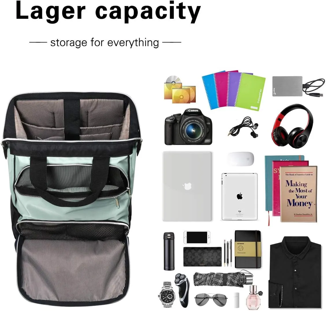 Hap Tim Laptop Backpack, Travel Backpack for Women,Work Backpack, Nurse Backpack, Teacher Backpack, Carry on Backpack(7651-GB)