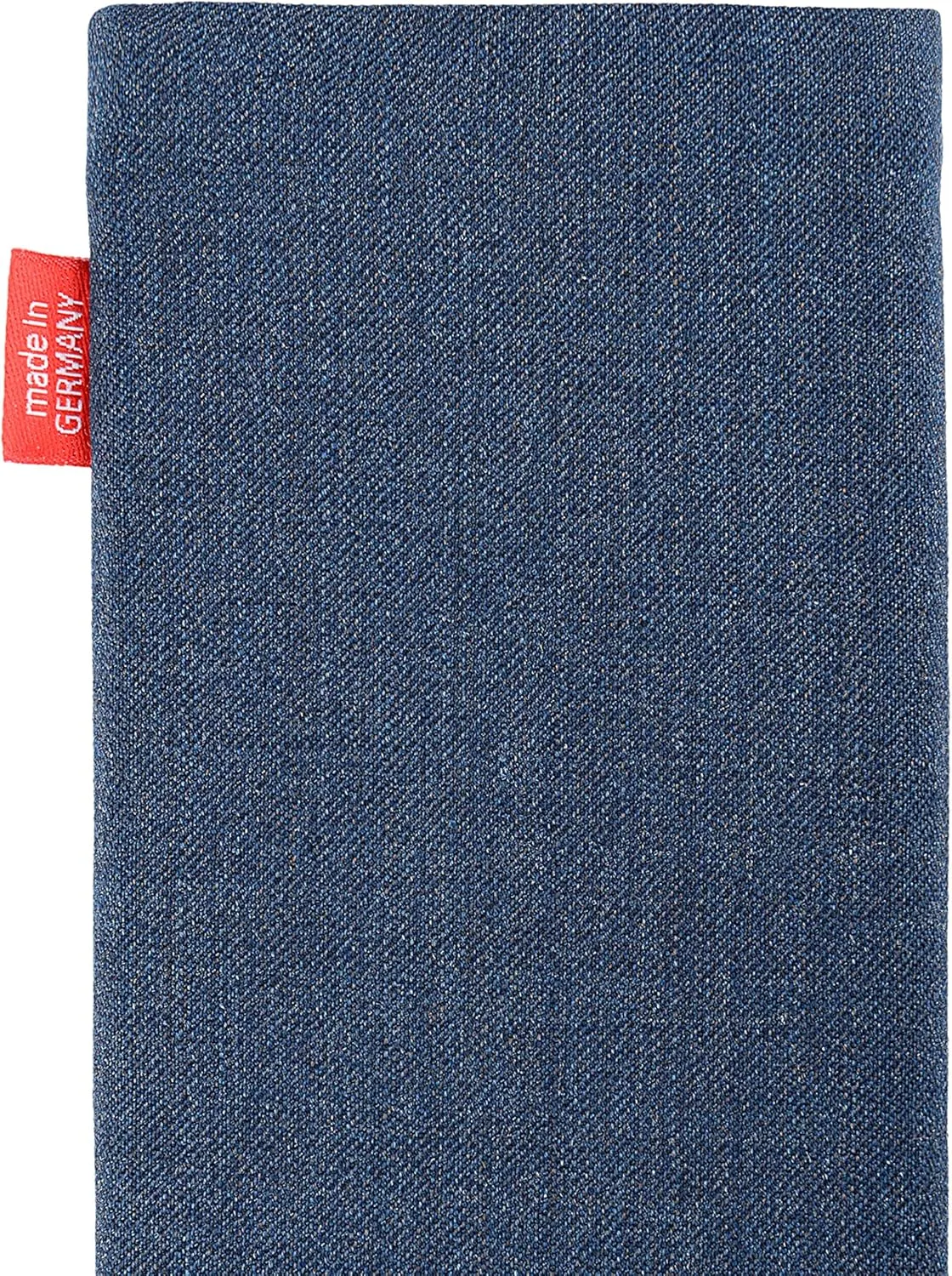 Jive Blue Custom Tailored Sleeve for Mobistel Cynus T1. Fine Suit Fabric Pouch with Integrated Microfibre Lining for Display Cleaning