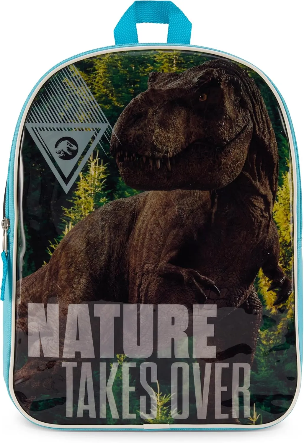 Jurassic World Jurassic Park Backpack for Boys - 15” Dinosaur Backpack for Boys - Jurassic Park Bag for School, Travel & Daycare Bookbag for Kids