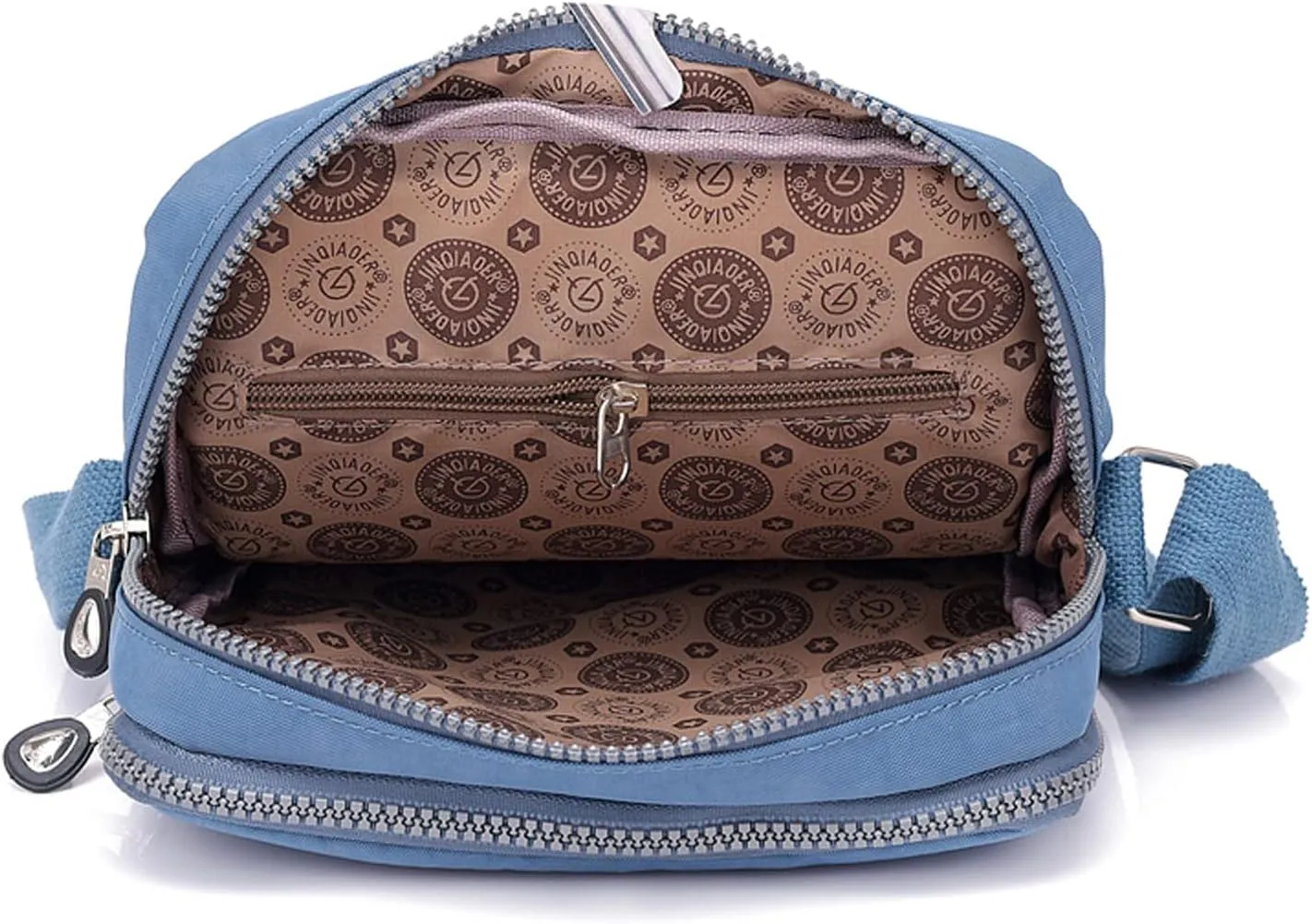 KARRESLY Women Crossbody Bag Shoulder Handbags Small Nylon Purse Waterproof Multi Pockets Bags