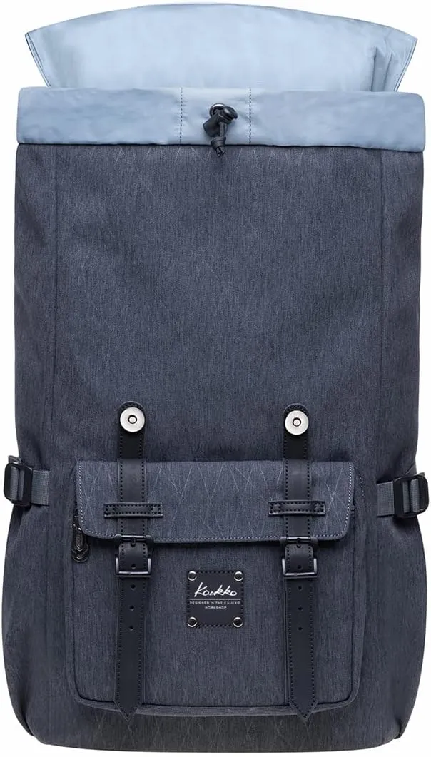 KAUKKO Laptop Travel Backpack, Outdoor Rucksack Fits 15.6 Inch Laptop(18-grey)