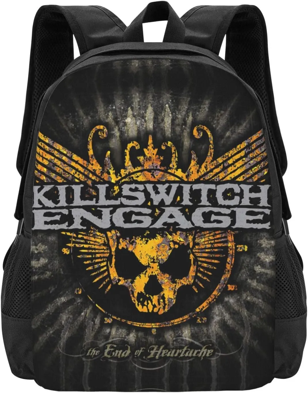 Killswitch Rock Band Engage Laptop Backpack Large Travel Bags Unisex Adult Gym Bags Casual Daypack for Picnic Portable Business Backpack Classic Notebook Bag for Women