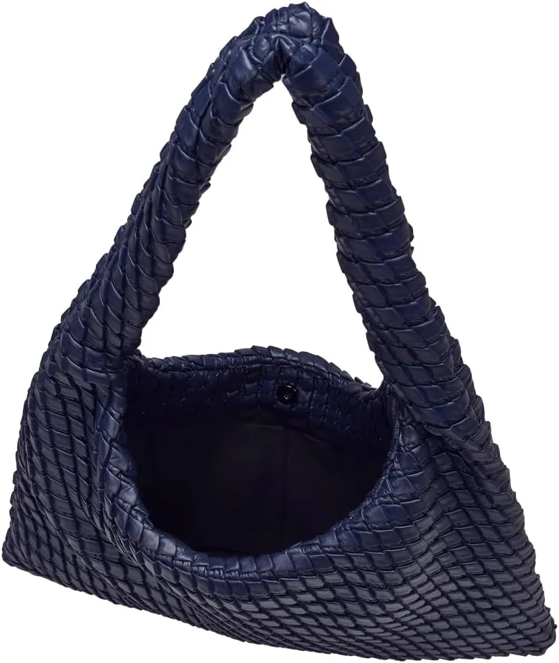 KWANI Textured HoboBag for Women - PU Leather Shoulder Bag with Magnetic Closure, Stylish Casual Tote