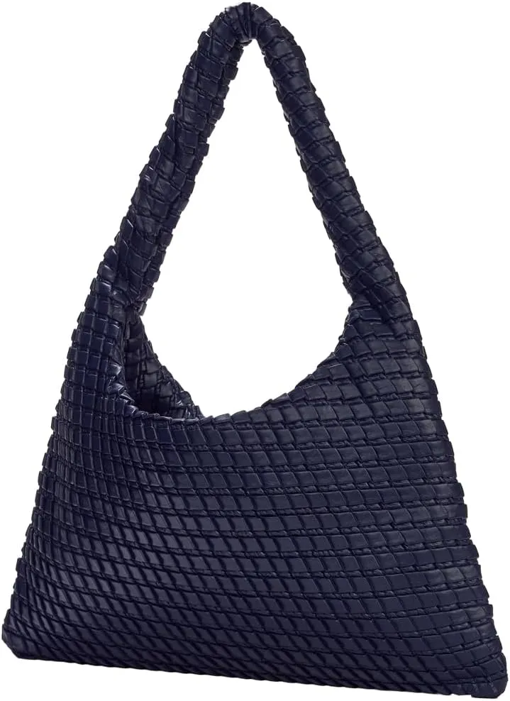 KWANI Textured HoboBag for Women - PU Leather Shoulder Bag with Magnetic Closure, Stylish Casual Tote