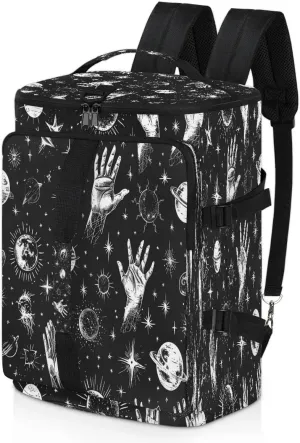 Large Carry on Backpack for Women Men Multi-function Gym Duffle Bag Planet Star Backpack Polyester Waterproof Duffel Bags