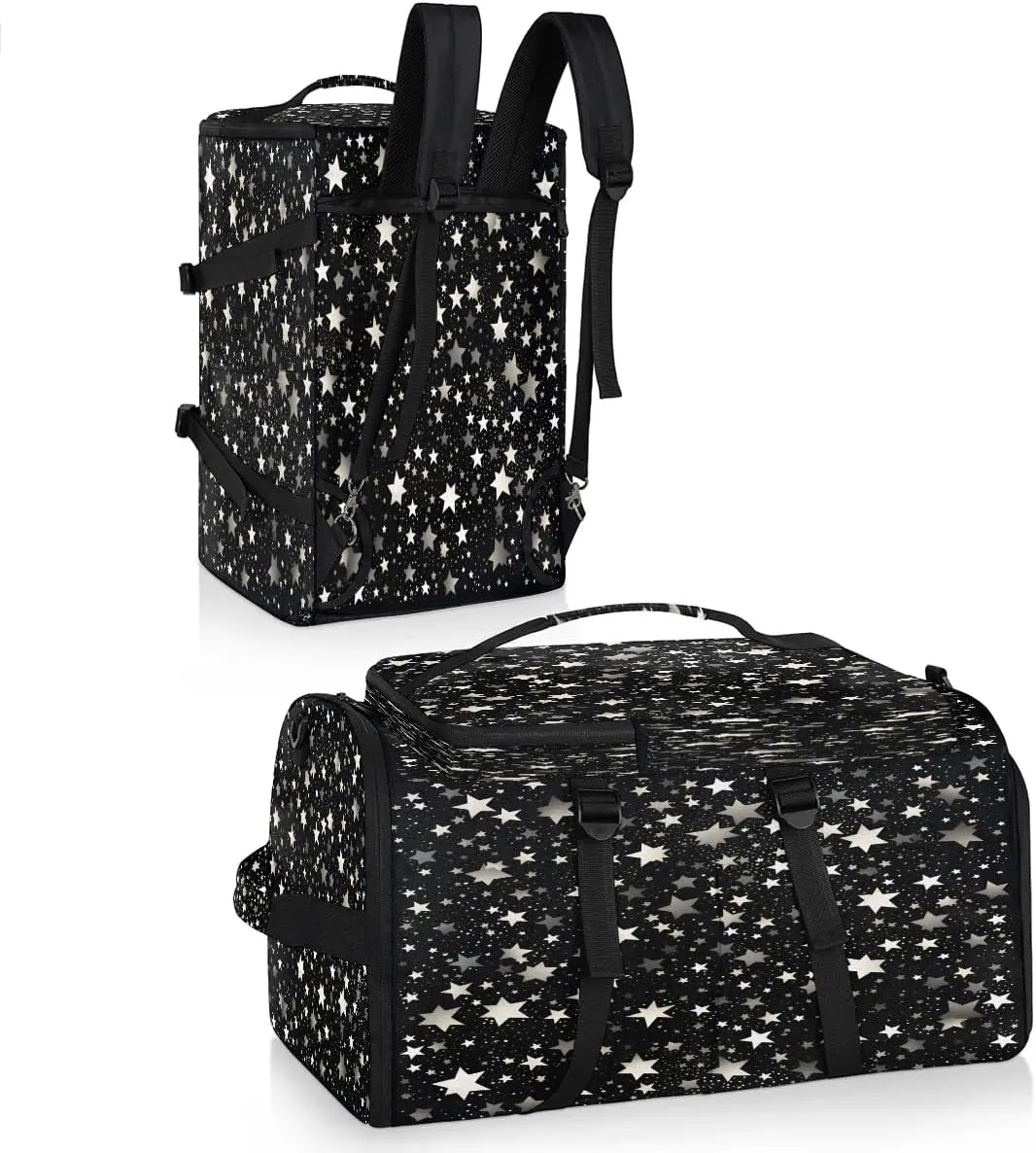 Large Carry on Backpack for Women Men Multi-function Gym Duffle Bag Star Backpack Polyester Waterproof Duffel Bags