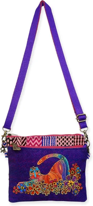 Laurel Burch Catnificent Small 2 Piece Crossbody Bag