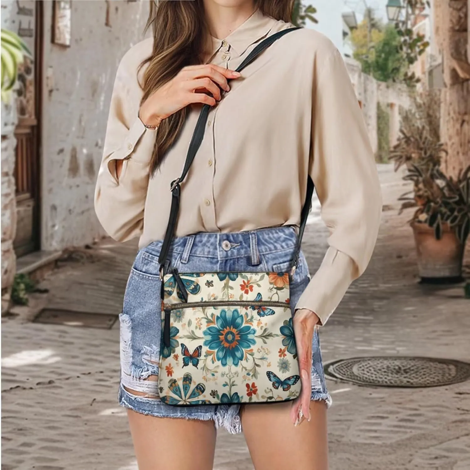 Leather Crossbody Bags with Matching Wallet for Women Fashion Shoulder Bag Casual Hobo Purses Handbags