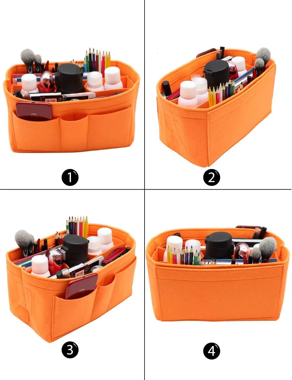 LEXSION Felt Insert Bag Organizer Bag In Bag For Handbag Purse Organizer Fits Speedy Neverful