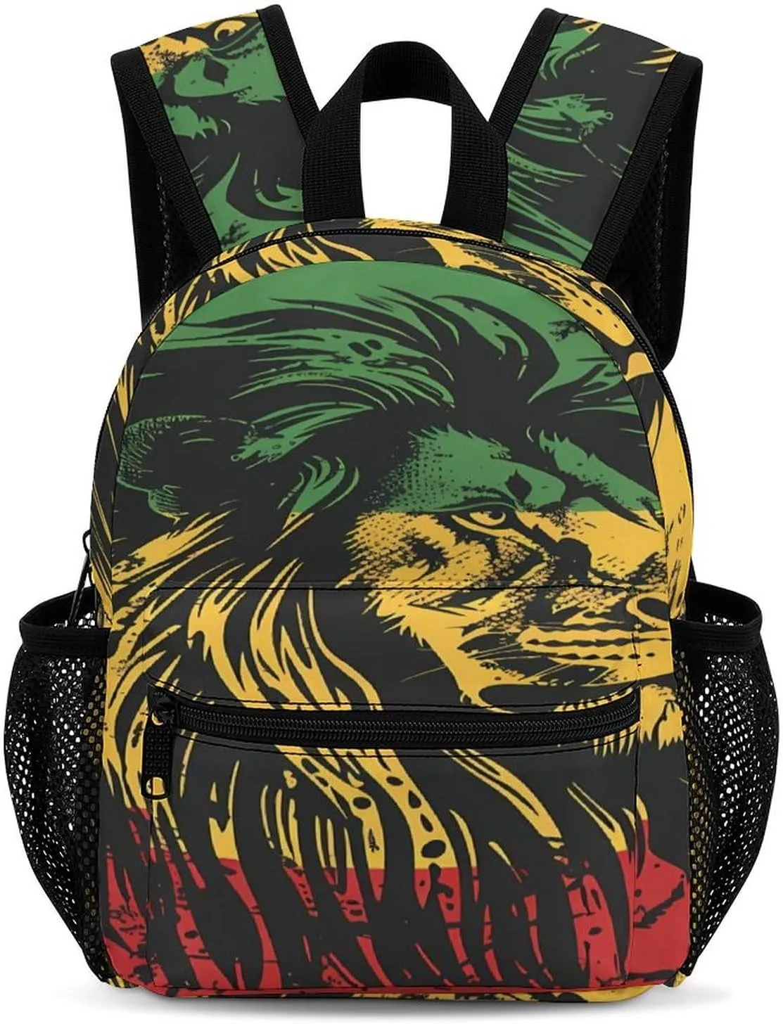 Lion Reggae Jamaica Backpack Cute Laptop Bag Mini Shoulder Bags Travel Casual Daypacks 13 Inch