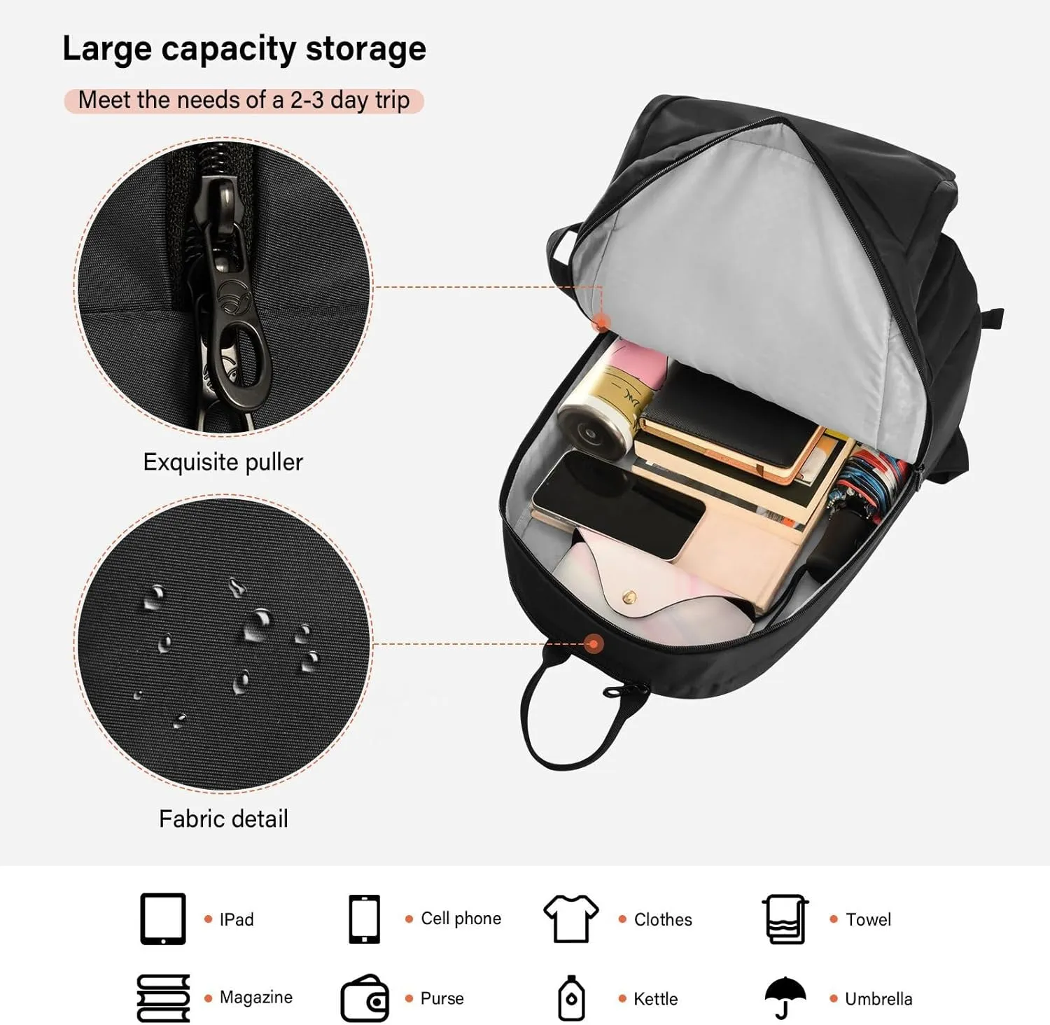 MCHIVER Tennis Bags for Men Women Tennis Backpack Hold 2 Rackets Pickleball Padel Bags 11.81 * 7.87 * 17.11in