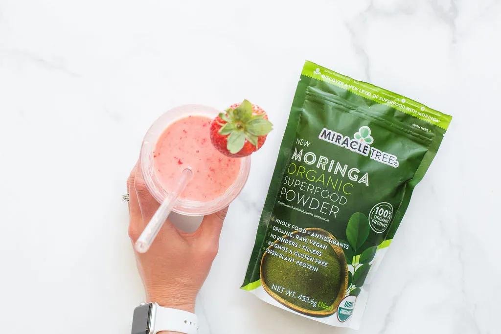 Miracle Tree's 100% Organic Moringa Pouch, 16oz