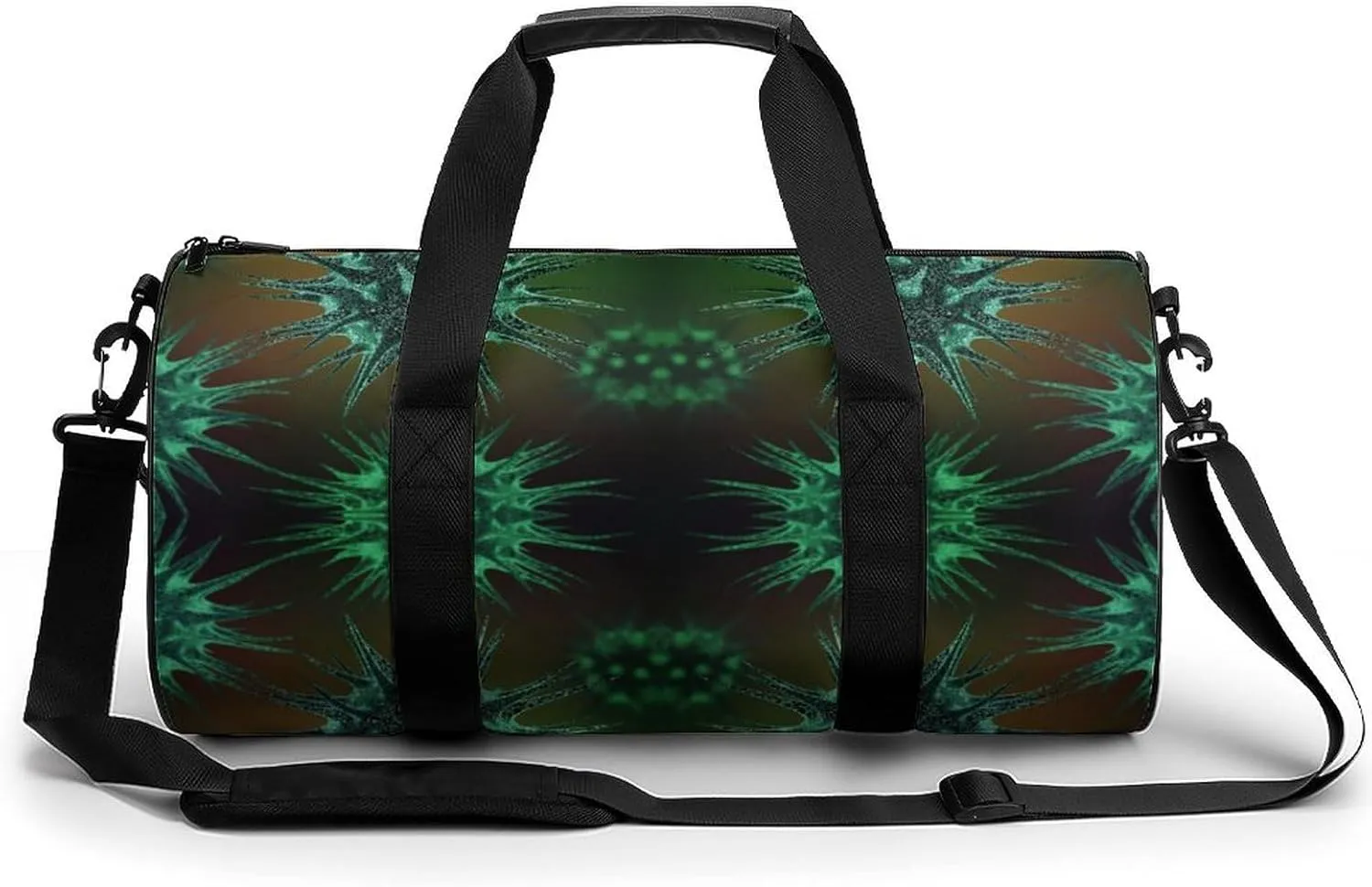 Molecules of The Virus Small Gym Bag for Men Women Swim Dance Travel Tote Duffle Bags with Shoulder Strap