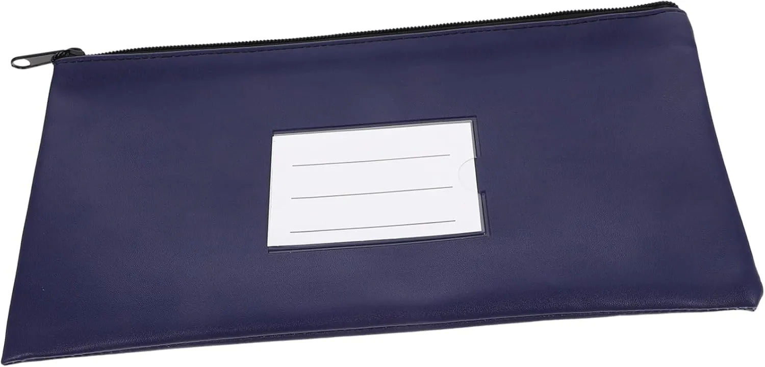 Money Bag for Cash Mini Coin Purse Zipper Bank Deposit Bag Money Holder for Travel