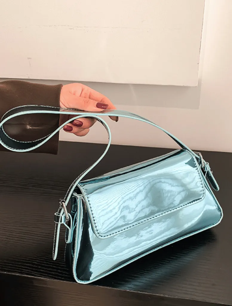 Moto Shoulder Bag - Sky