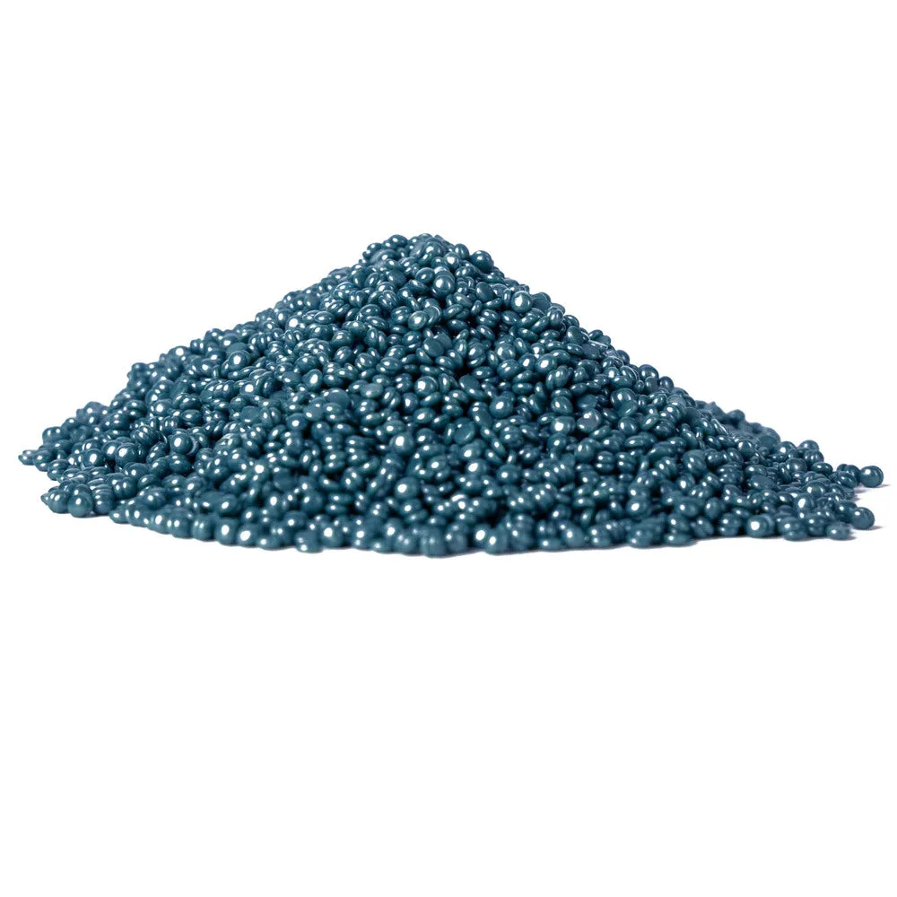 NaturaverdePro - BLUE FLEX HARD WAX BEADS - Made in Italy / Case = 35.27 oz. - 1,000 grams Bags X 4 Bags = 8.82 Lbs