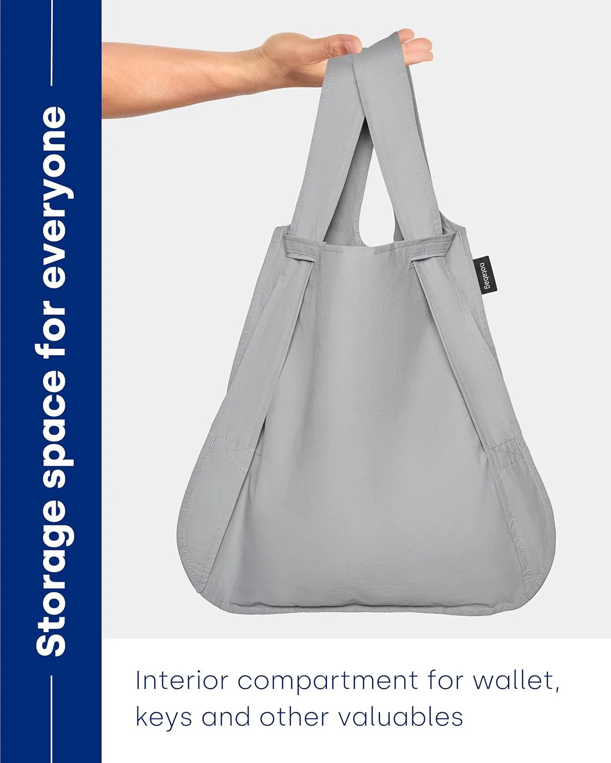 Notabag – 2 in 1 Backpack and Bag – Backpack waterproof – reusable grocery bags foldable
