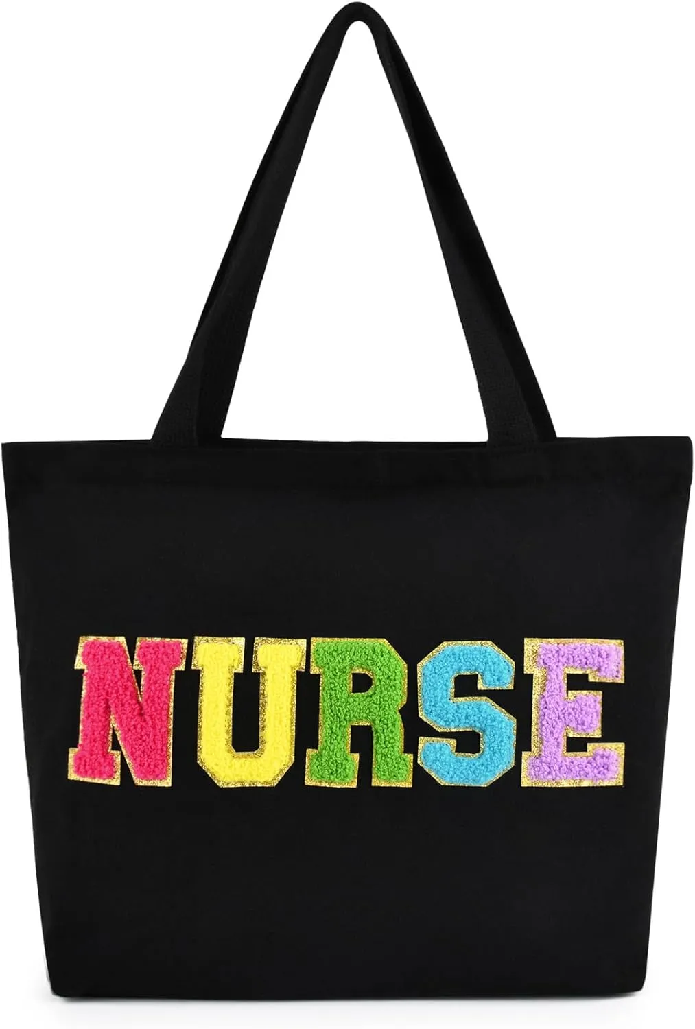 Nurse Bags for Work Nursing Tote Bag Pockets Nurse Accessories Organizing Zip Top Clinical Bag for Nursing Students Women Adults