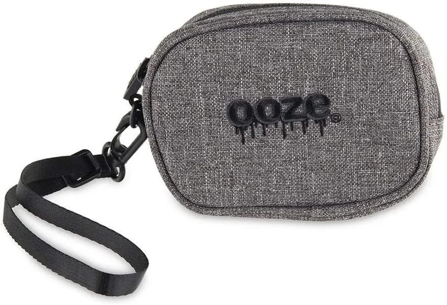 Ooze Smell Proof Wristlet Pouch Smoke Gray - Luggage Bags -3 X 5 X 1.5- Smell Proof Bag with Lock - Carbon Lining - Discreet Travel Bag - Odor Proof Bag - Scent Proof Bag - Herb Guard - Toiletry Bag