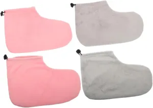Pair Thermal Insulation Footmuffs Paraffin Wax for Spa Socks Moisturizing Foot Bags Foot Spa Cover Elastic Band Design