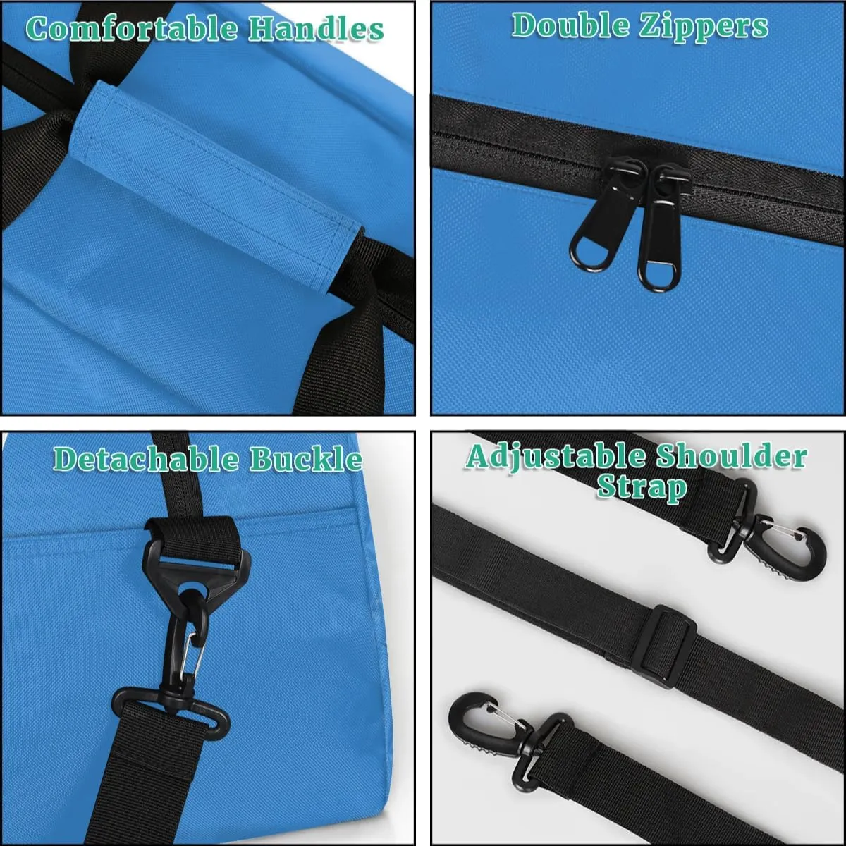 Personalised Name Cheer Cheerleader Bags, Custom Dancing Sports Duffle Bag Gym Cheerleading Bags Travel Duffel Perform Training Bag, Overnight Weekender Bags, Blue