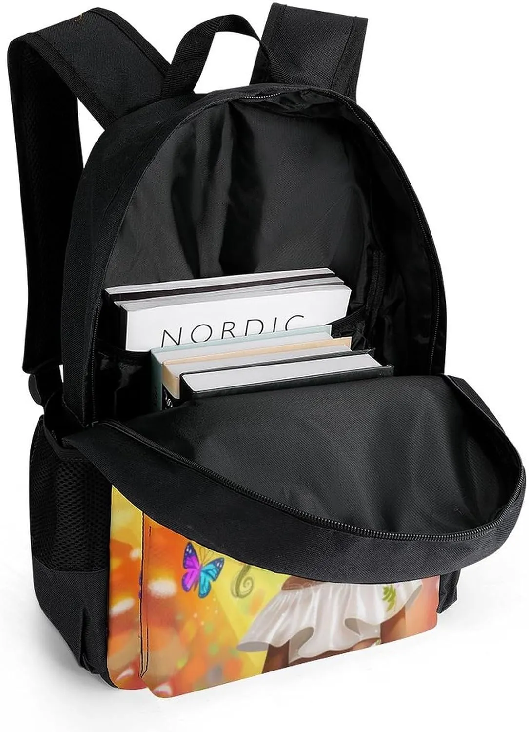 Personalized Backpack and Lunch Box Set for Girls - Customized Kids Backpack with Name