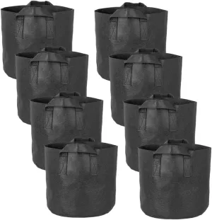 Pond Planter Grow Bags 8pcs Plant Growing Bags Root Formation and Breathable Design