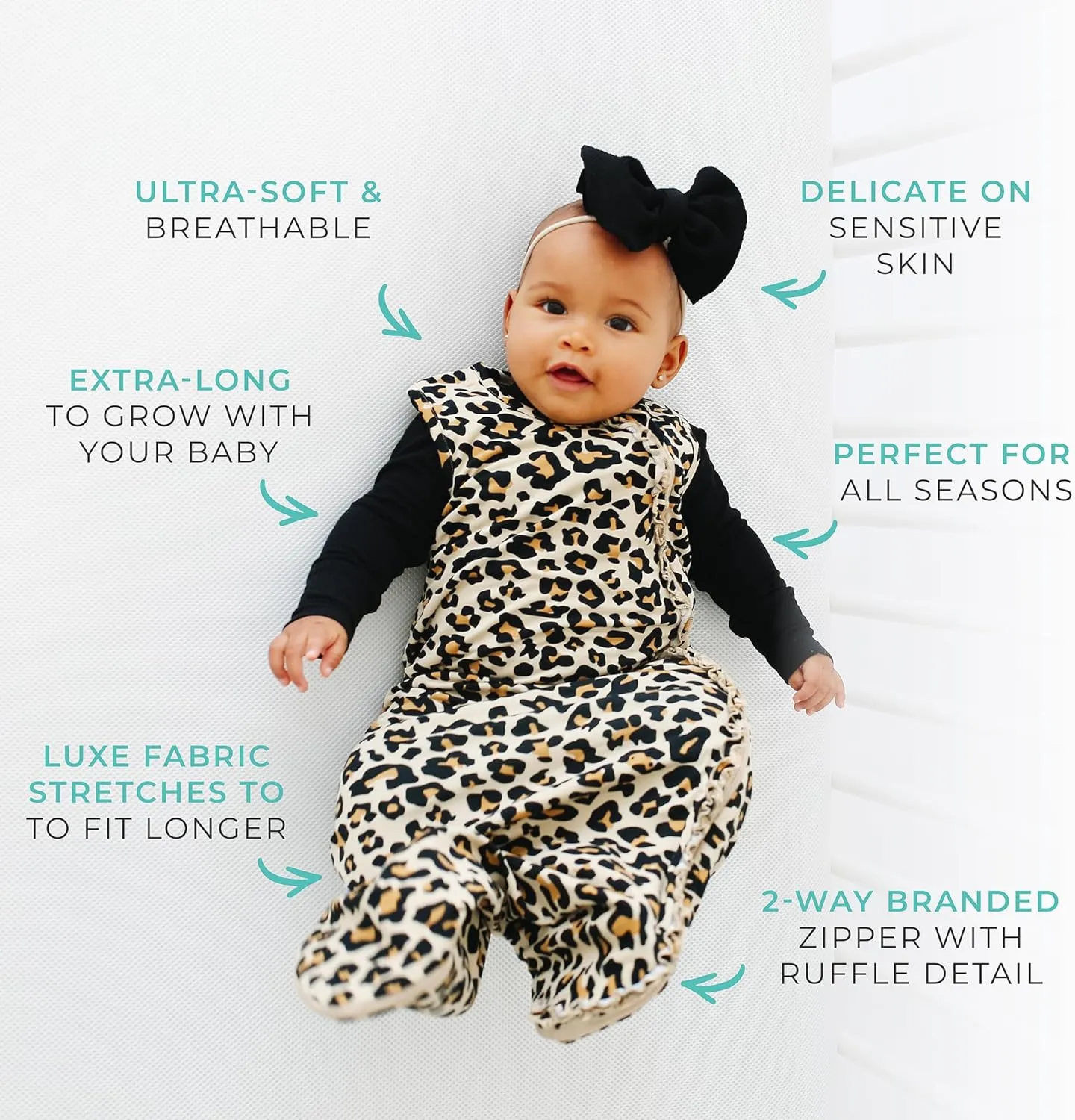 Posh Peanut Baby Sleep Sacks - Sleeveless Swaddle Sacks & Sleeping Bags - Extra Long 2 Way Zipper - 1 TOG