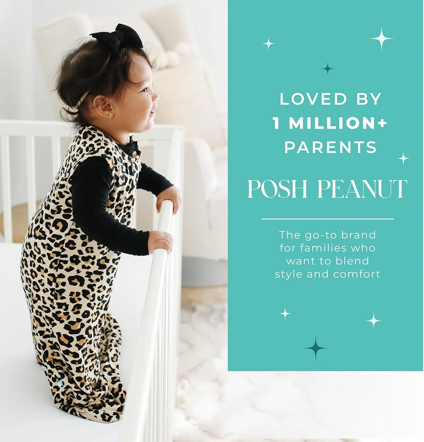 Posh Peanut Baby Sleep Sacks - Sleeveless Swaddle Sacks & Sleeping Bags - Extra Long 2 Way Zipper - 1 TOG