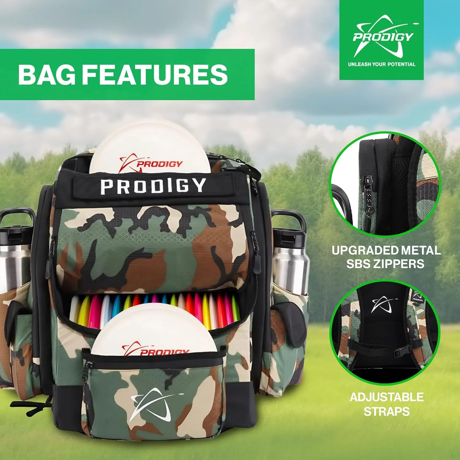 Prodigy Disc BP-1 V3 Backpack Disc Golf Bag