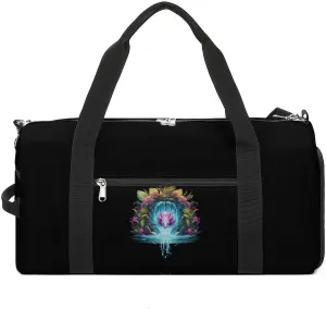 Rat Anime Cute Gym Bag Travel Duffel Bag Sports Tote Bag Workout Bag Weekender Bag for Women Men