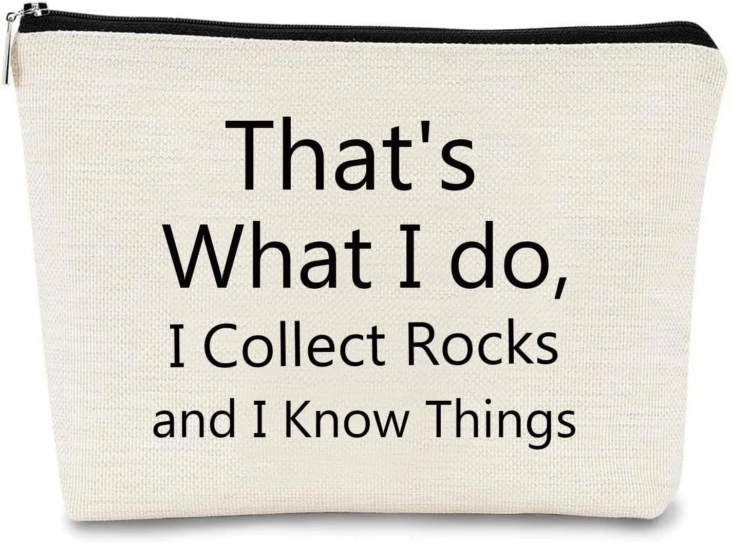 Rock Hounding Gifts for Women Geology Rock Zipper Pouch Bag Rock Lover Gifts for Geologist & Geology Teacher Makeup Bags Rock Collectors Bag