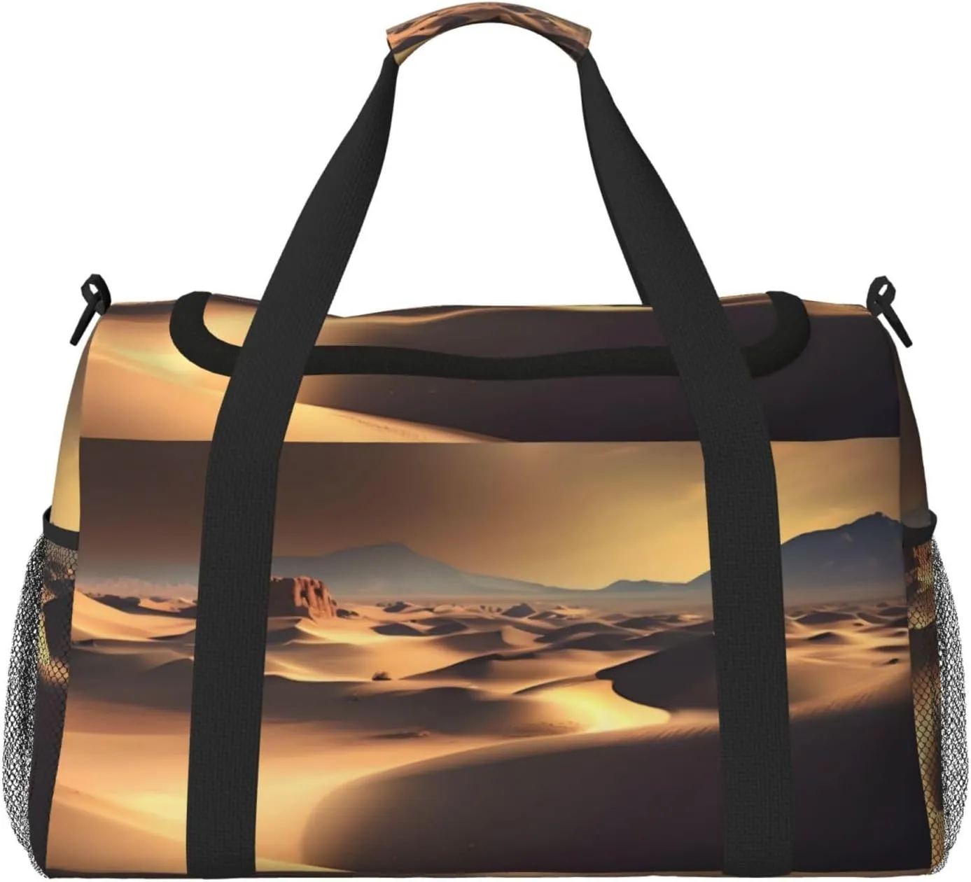 Sahara Desert Hand Travel Bag.Fashionable Design, Large Storage Capacity, Suitable For Business Trips And Short Trips.