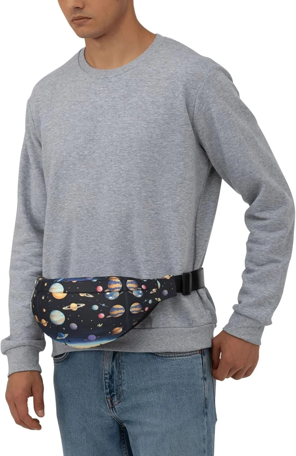 Saturn Jupiter Earth Fashion Crossbody Appearance High capacity outdoor with Adjustable Comfortable Work Leisure Versatile