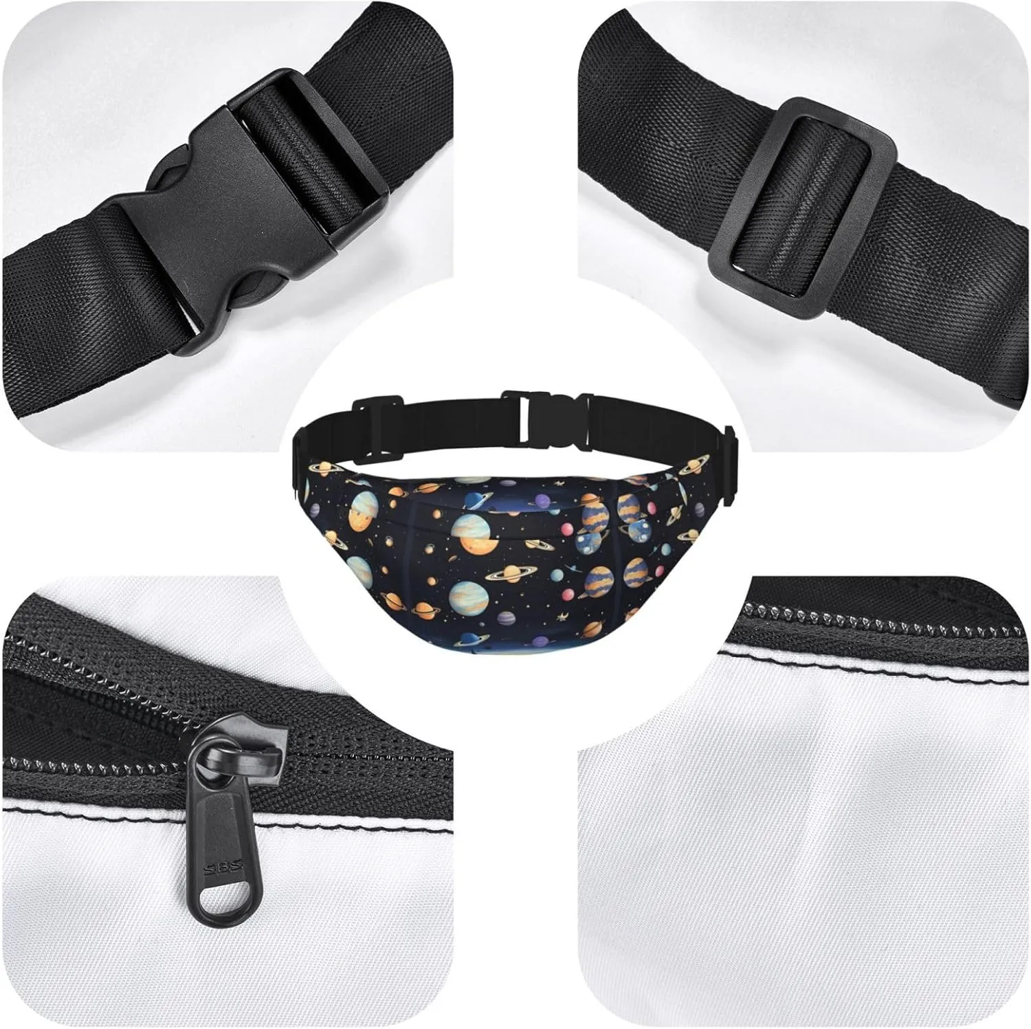 Saturn Jupiter Earth Fashion Crossbody Appearance High capacity outdoor with Adjustable Comfortable Work Leisure Versatile